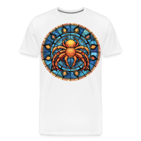 Thumbnail for Men's Mosaic Cancer Premium T-Shirt - white