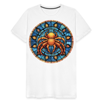 Thumbnail for Men's Mosaic Cancer Premium T-Shirt - white