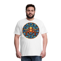 Thumbnail for Men's Mosaic Cancer Premium T-Shirt - white