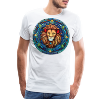 Thumbnail for Men's Mosaic Leo Premium T-Shirt - white