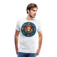 Thumbnail for Men's Mosaic Leo Premium T-Shirt - white