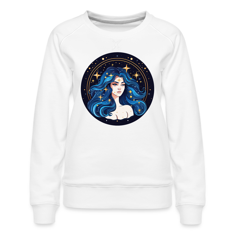 Women’s Magic Virgo Premium Sweatshirt - white