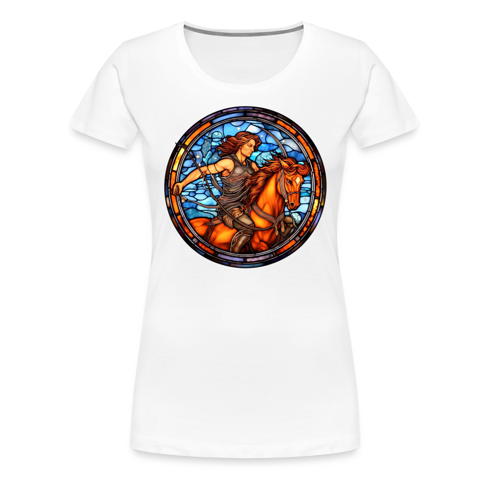 Women’s Mosaic Sagittarius Premium T-Shirt - white