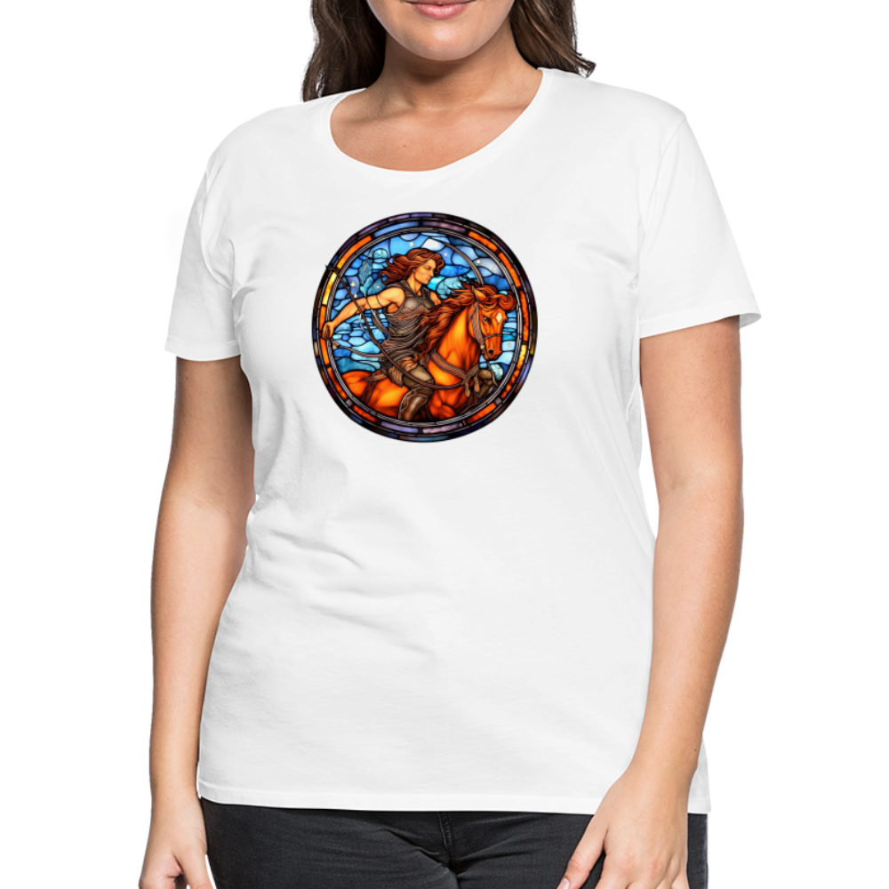 Women’s Mosaic Sagittarius Premium T-Shirt - white