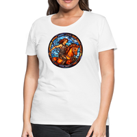 Thumbnail for Women’s Mosaic Sagittarius Premium T-Shirt - white