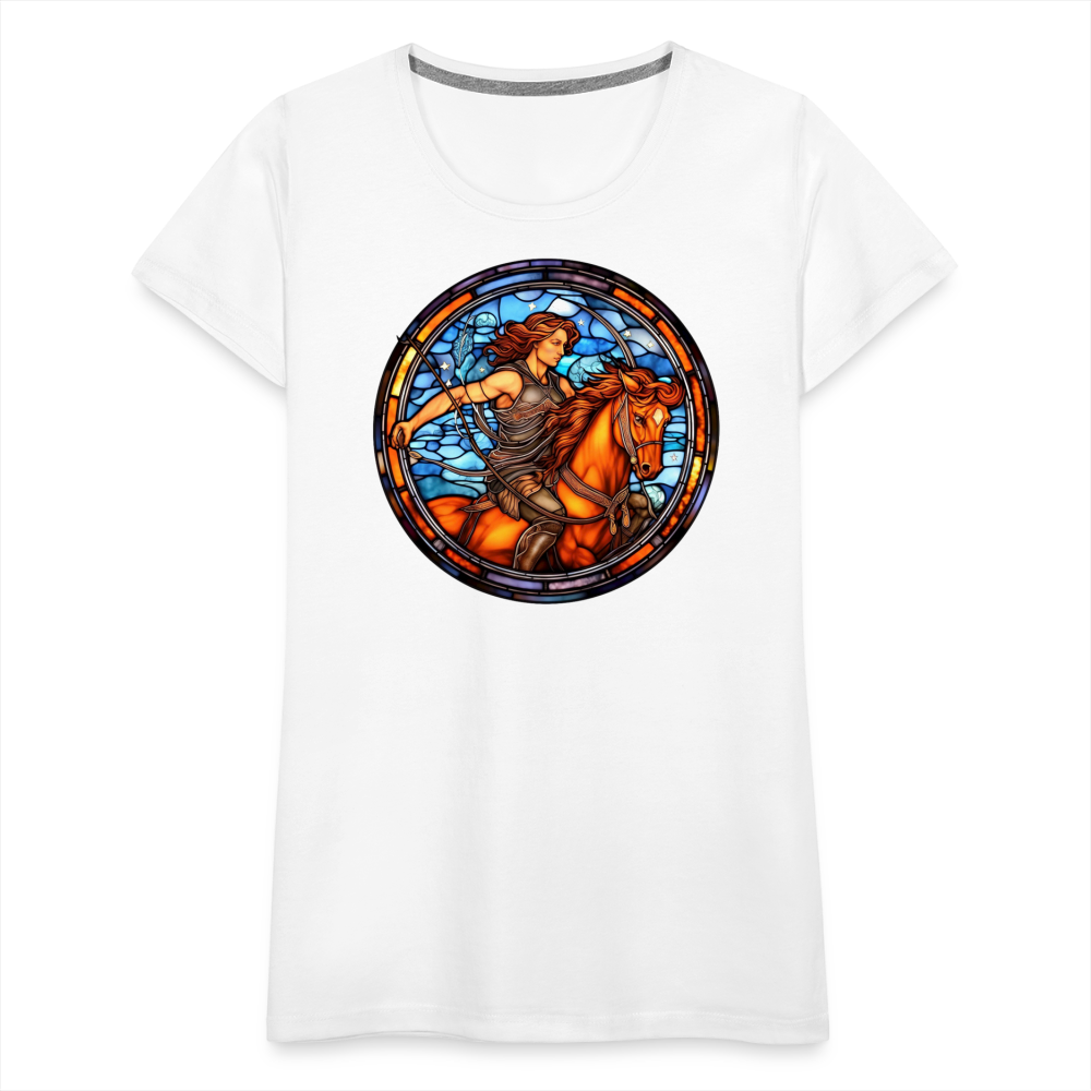 Women’s Mosaic Sagittarius Premium T-Shirt - white