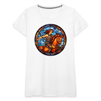 Thumbnail for Women’s Mosaic Sagittarius Premium T-Shirt - white