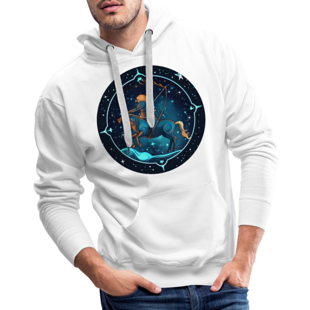 Men’s Magic Sagittarius Premium Hoodie - white