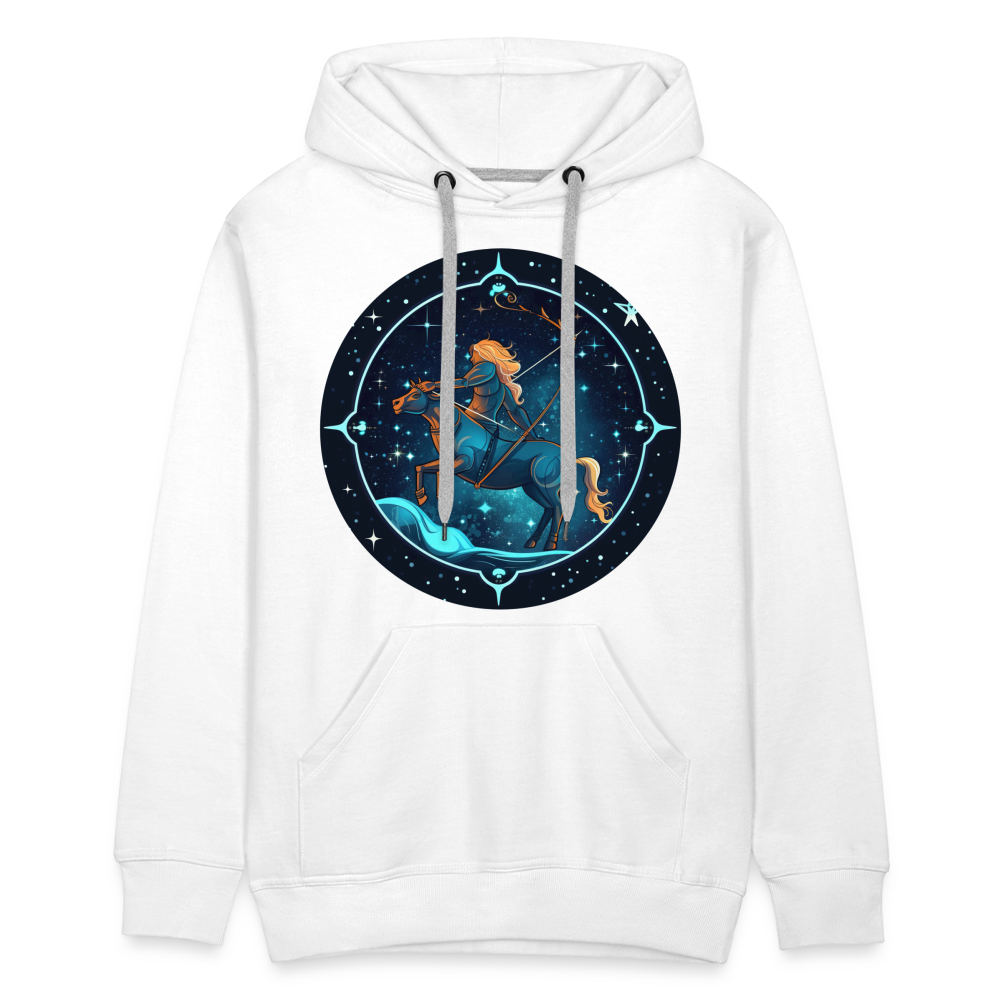 Men’s Magic Sagittarius Premium Hoodie - white