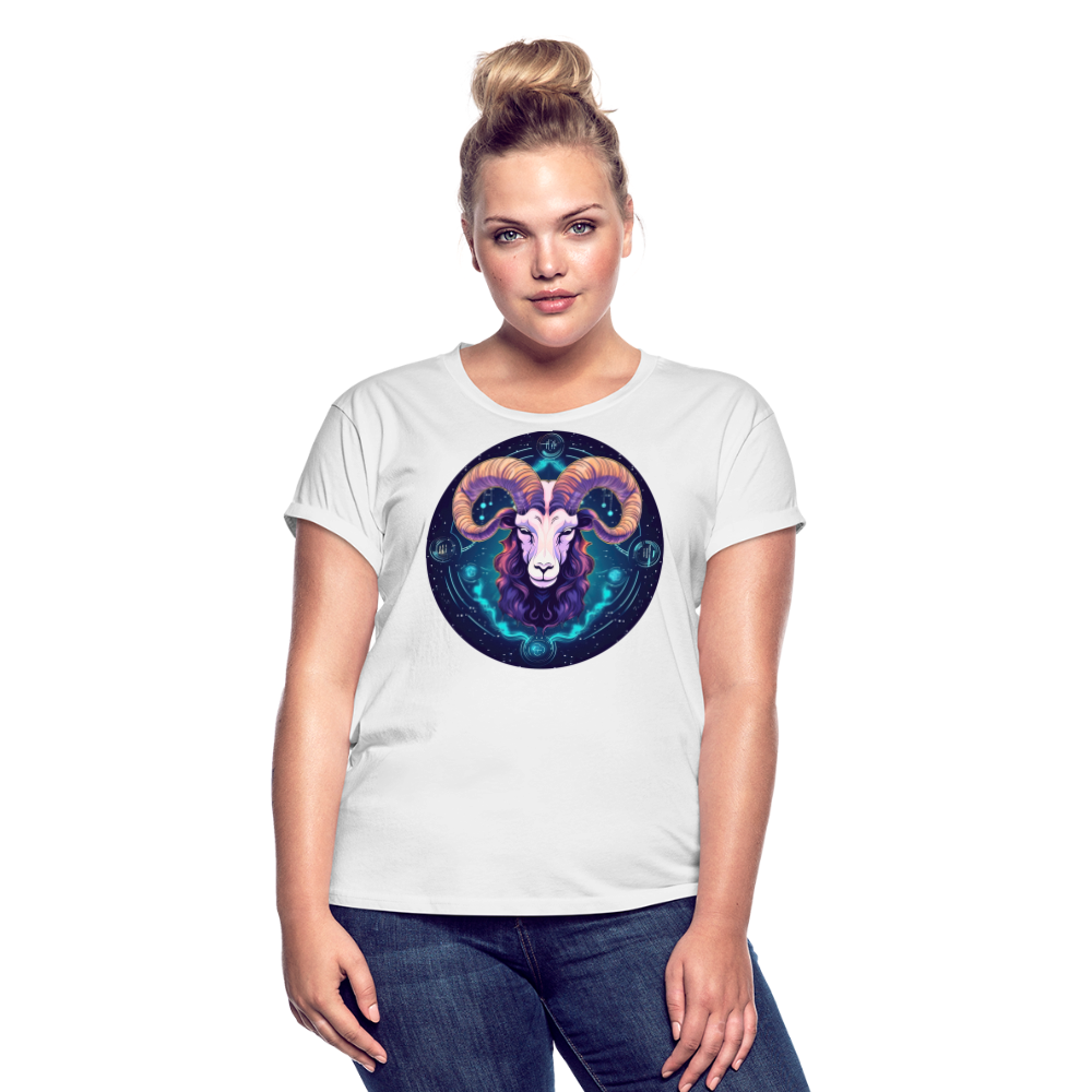 Women's Magic Capricorn Relaxed Fit T-Shirt - white