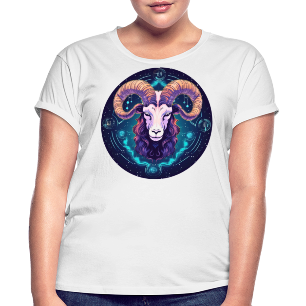 Women's Magic Capricorn Relaxed Fit T-Shirt - white