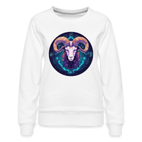 Thumbnail for Women’s Magic Capricorn Premium Sweatshirt - white