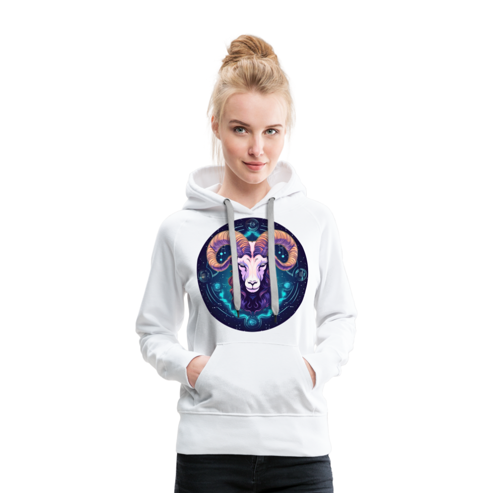 Women’s Magic Capricorn Premium Hoodie - white