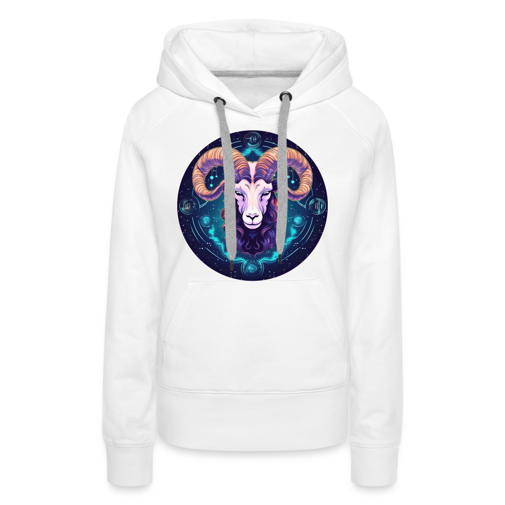 Women’s Magic Capricorn Premium Hoodie - white