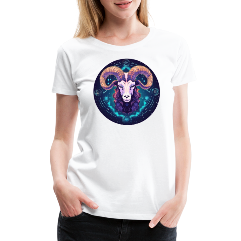 Women’s Magic Capricorn Premium T-Shirt - white