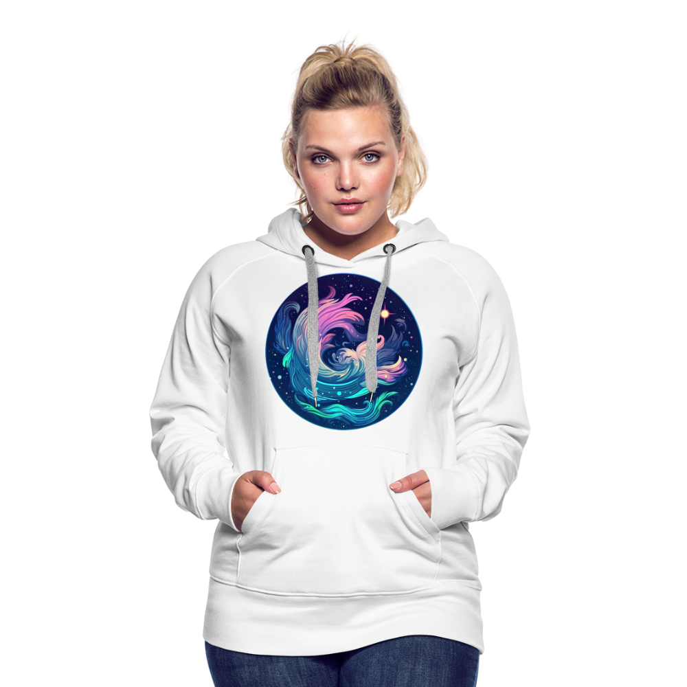 Women’s Magic Aquarius Premium Hoodie - white