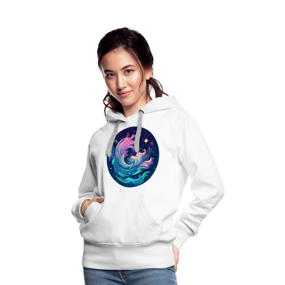 Women’s Magic Aquarius Premium Hoodie - white