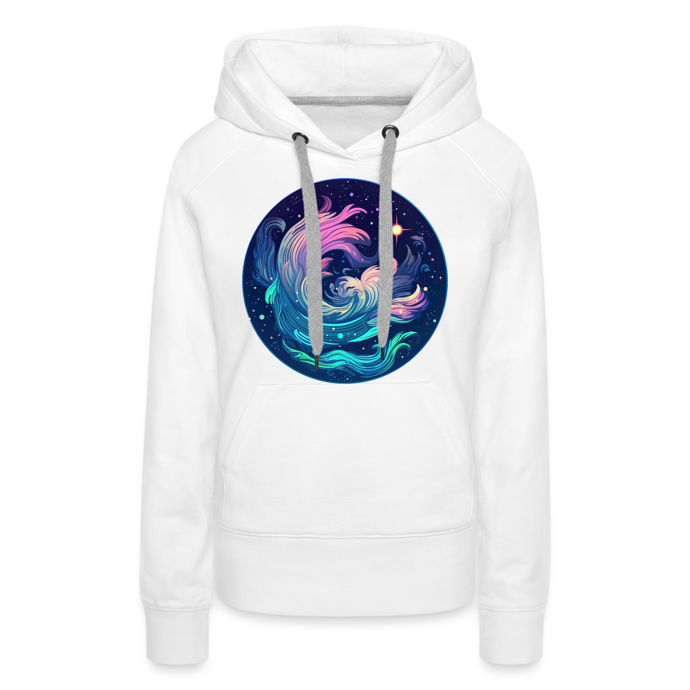 Women’s Magic Aquarius Premium Hoodie - white