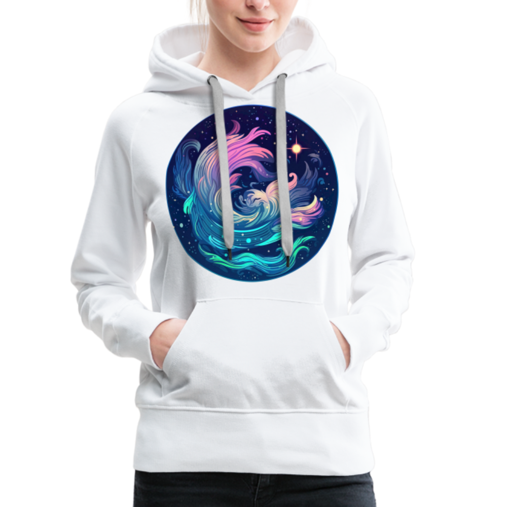 Women’s Magic Aquarius Premium Hoodie - white