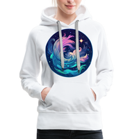 Thumbnail for Women’s Magic Aquarius Premium Hoodie - white