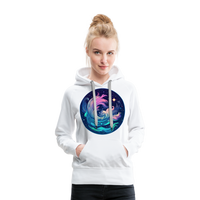 Thumbnail for Women’s Magic Aquarius Premium Hoodie - white