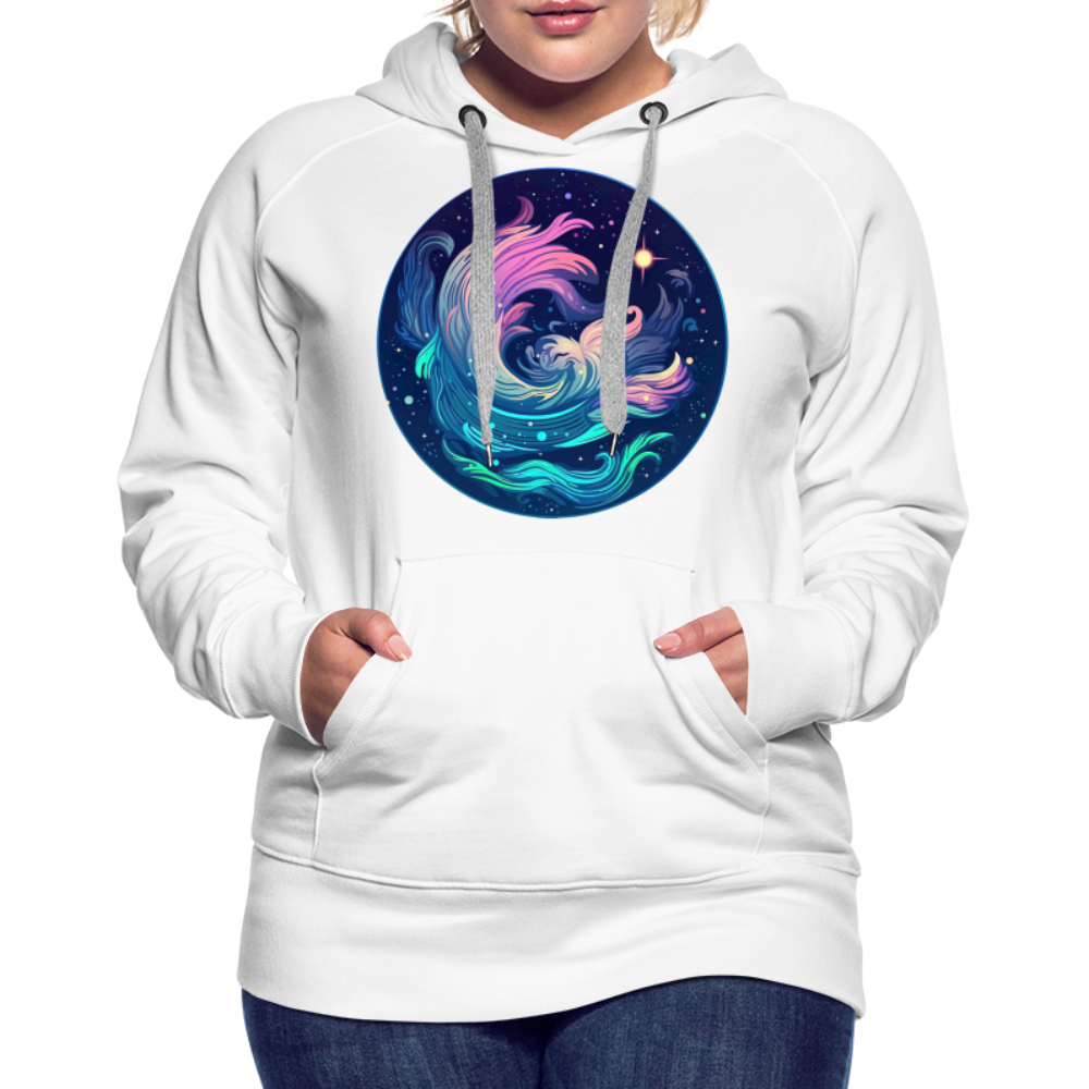 Women’s Magic Aquarius Premium Hoodie - white