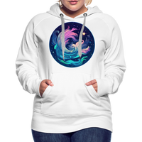 Thumbnail for Women’s Magic Aquarius Premium Hoodie - white