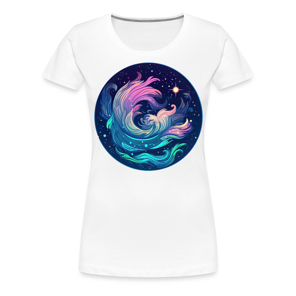 Women’s Magic Aquarius Premium T-Shirt - white