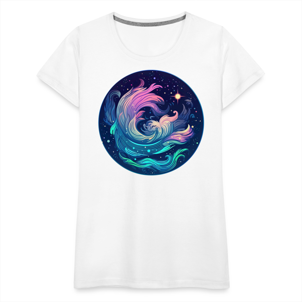 Women’s Magic Aquarius Premium T-Shirt - white