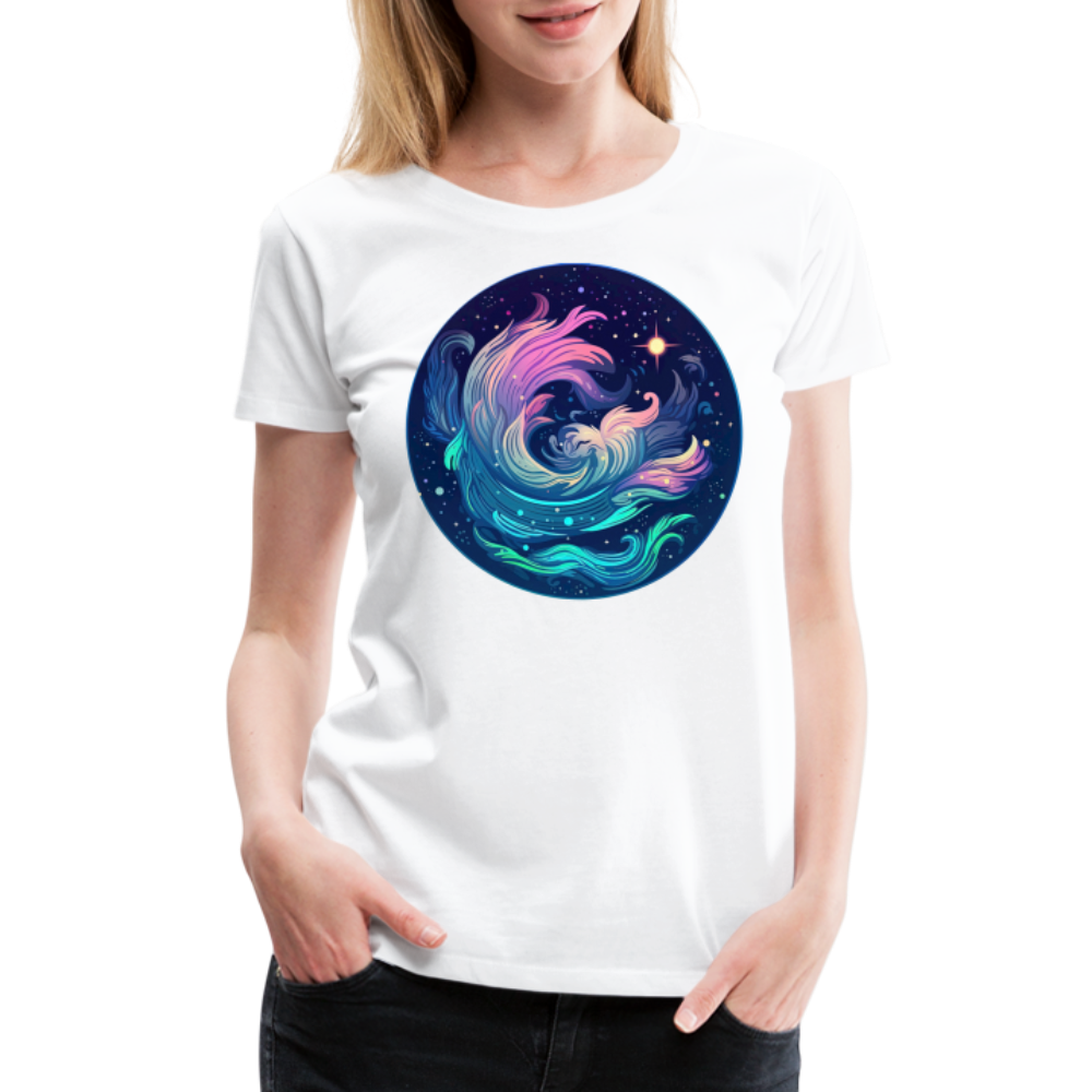 Women’s Magic Aquarius Premium T-Shirt - white