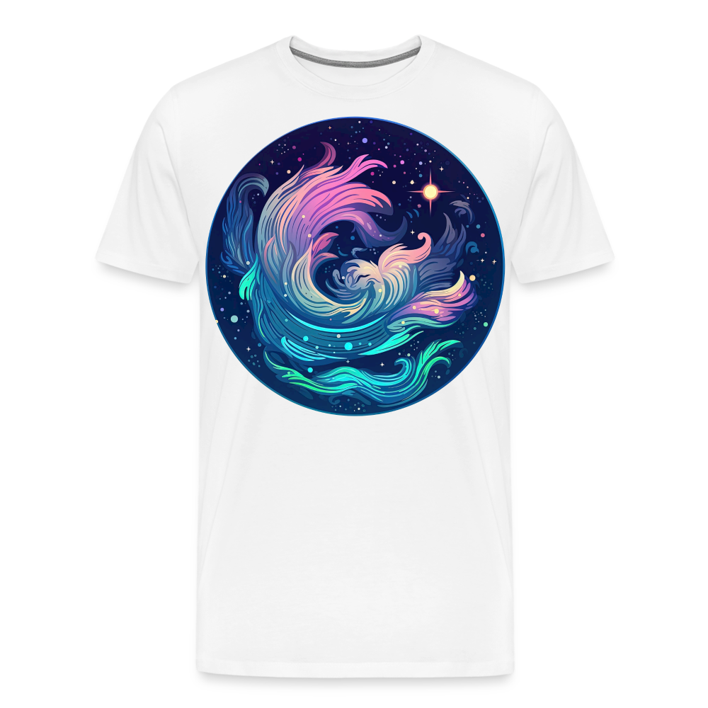 Men's Magic Aquarius Premium T-Shirt - white