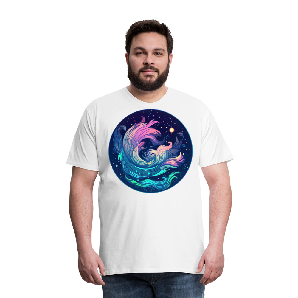 Men's Magic Aquarius Premium T-Shirt - white