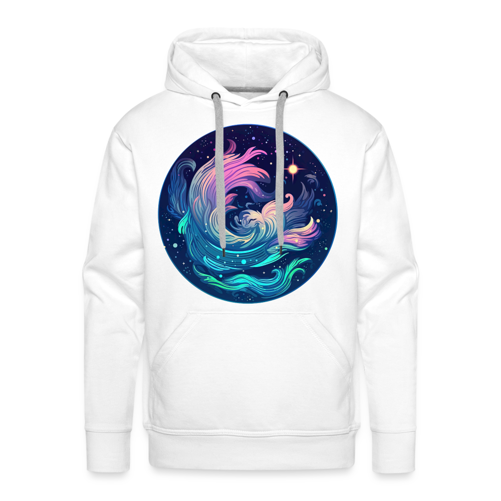 Men’s Magic Aquarius Premium Hoodie - white