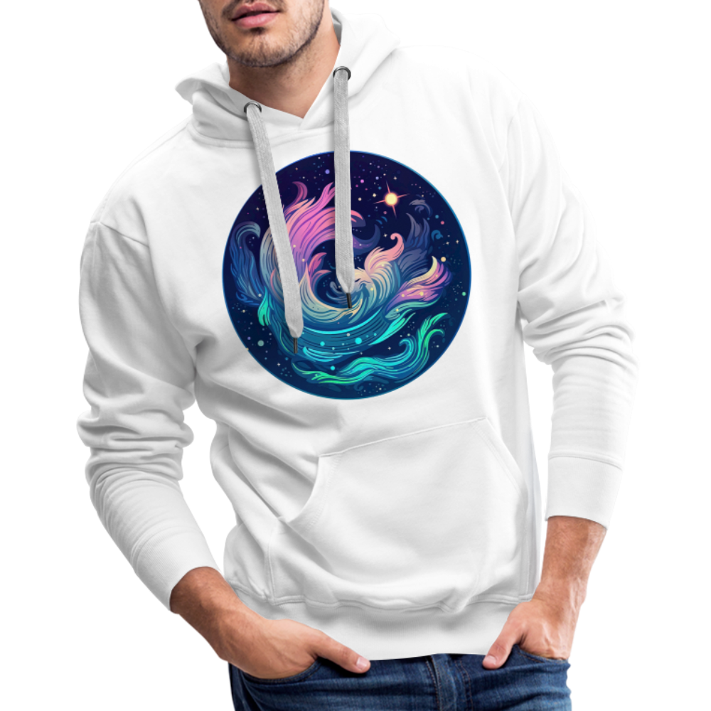 Men’s Magic Aquarius Premium Hoodie - white