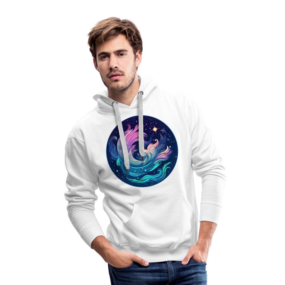 Men’s Magic Aquarius Premium Hoodie - white