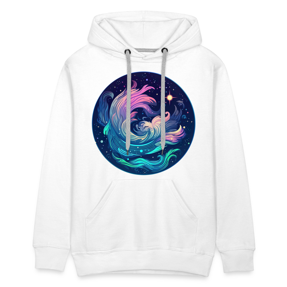 Men’s Magic Aquarius Premium Hoodie - white