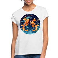 Thumbnail for Women's Magic Pisces Relaxed Fit T-Shirt - white