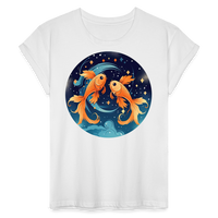 Thumbnail for Women's Magic Pisces Relaxed Fit T-Shirt - white