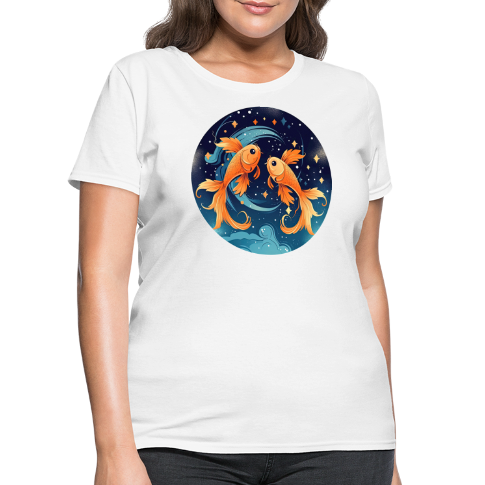 Women's Magic Pisces T-Shirt - white