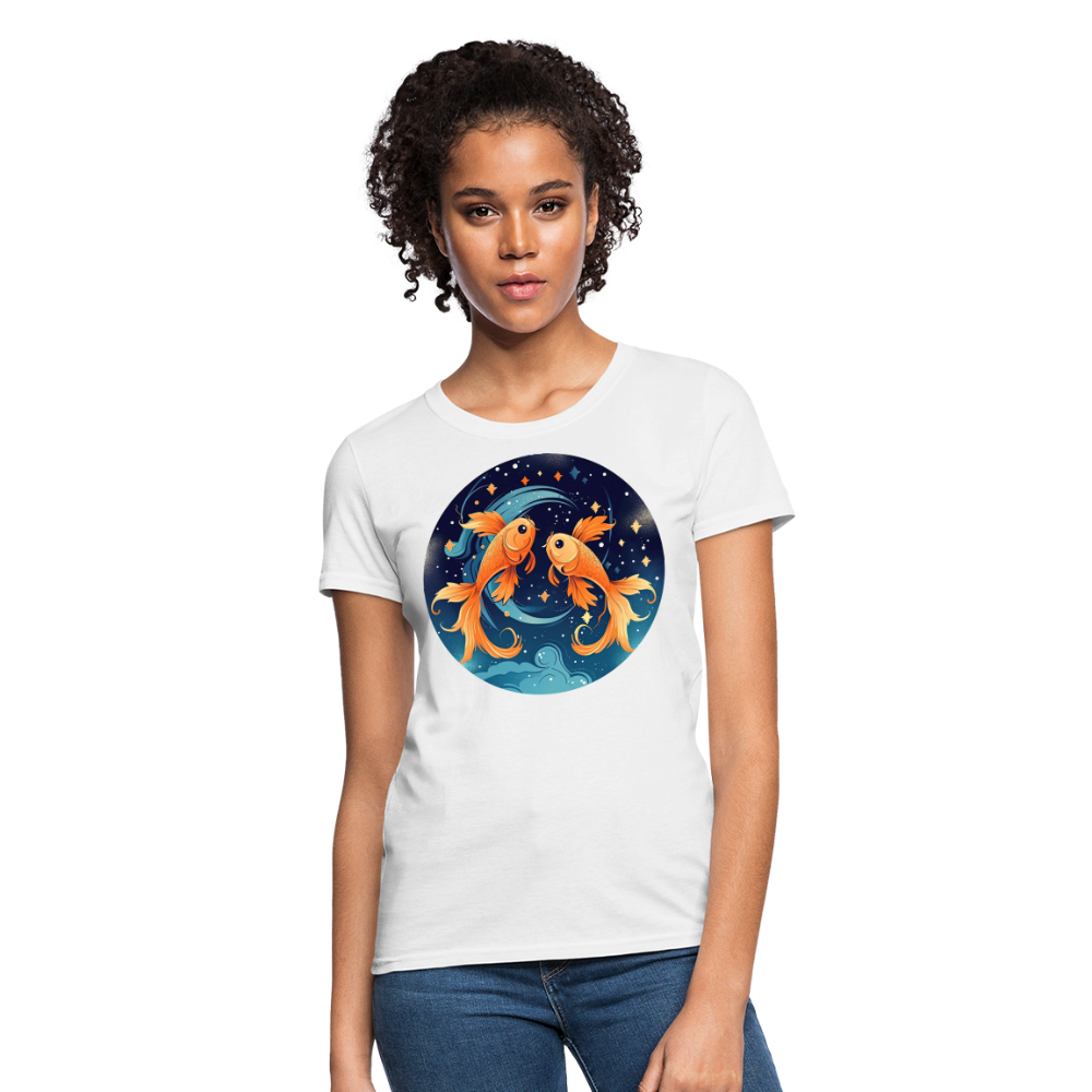 Women's Magic Pisces T-Shirt - white