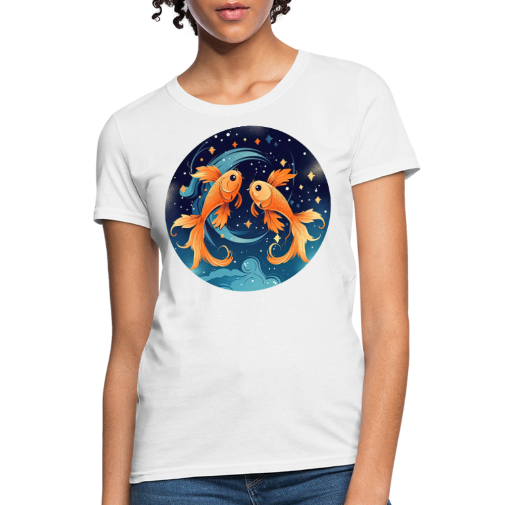 Women's Magic Pisces T-Shirt - white