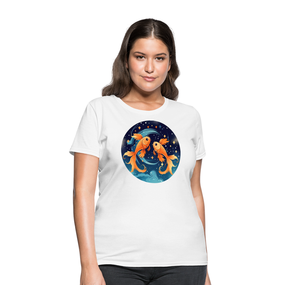 Women's Magic Pisces T-Shirt - white