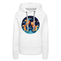 Thumbnail for Women’s Magic Pisces Premium Hoodie - white