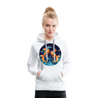 Thumbnail for Women’s Magic Pisces Premium Hoodie - white