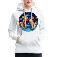 Thumbnail for Women’s Magic Pisces Premium Hoodie - white