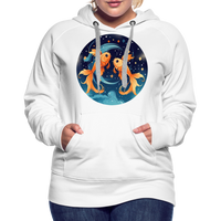 Thumbnail for Women’s Magic Pisces Premium Hoodie - white