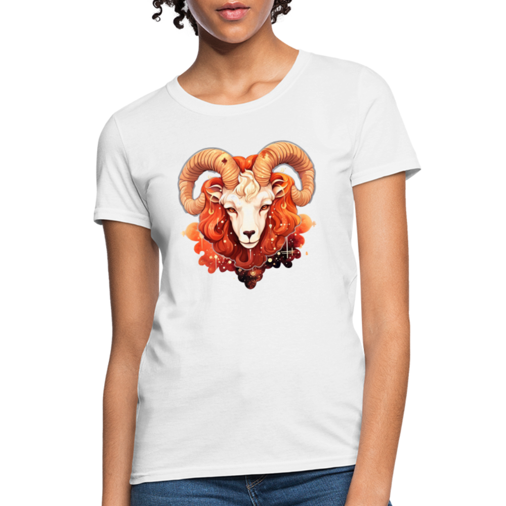 Women's Symbol Aries T-Shirt - white