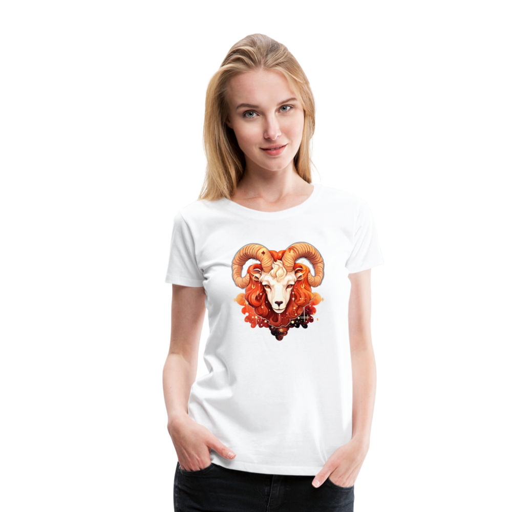 Women’s Symbol Aries Premium T-Shirt - white