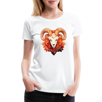 Thumbnail for Women’s Symbol Aries Premium T-Shirt - white