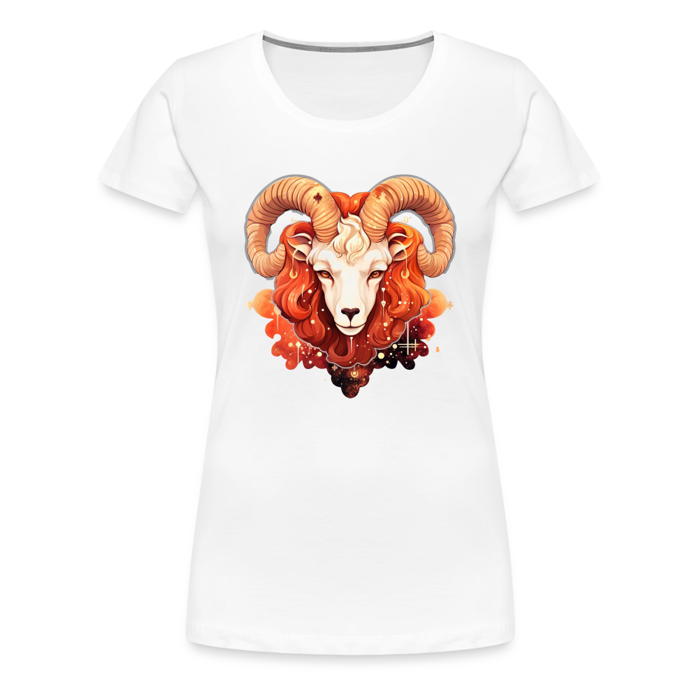 Women’s Symbol Aries Premium T-Shirt - white